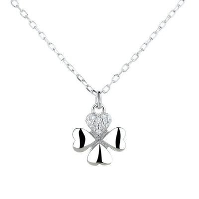 925 Sterling Silver Simple Temperament Clavicle Necklace