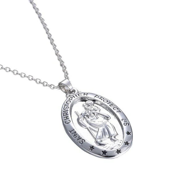 Creative Character Carving Simple Necklace English Carved Pendant