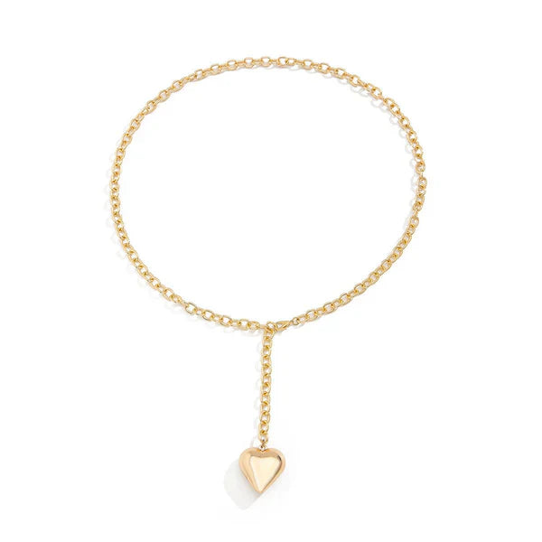 Love Acrylic Pendant Necklace