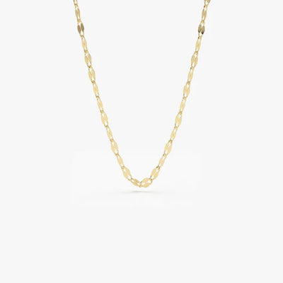 Women's Delicate Lip Chain Necklace